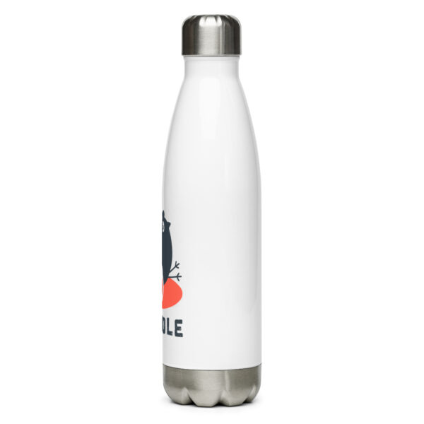 A white water bottle with the words " i am able ".